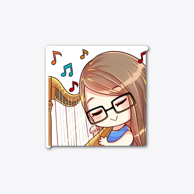 Harp Emote Sticker